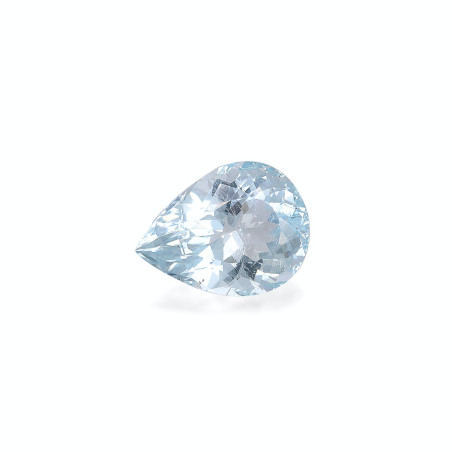 Pear-cut Aquamarine Baby Blue 11.20 carats