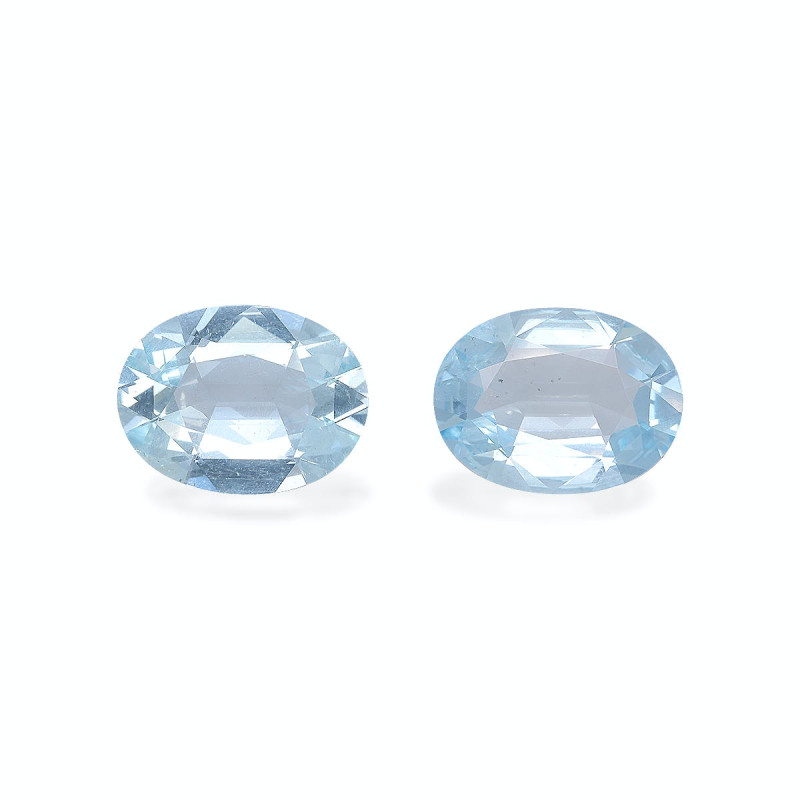 Aquamarin lengte OVAL Baby blau 7.95 karaten