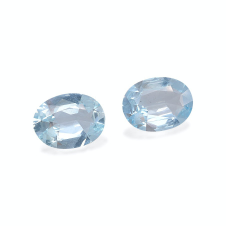 Aguamarina taille OVALE Baby Blue 7.95 carats