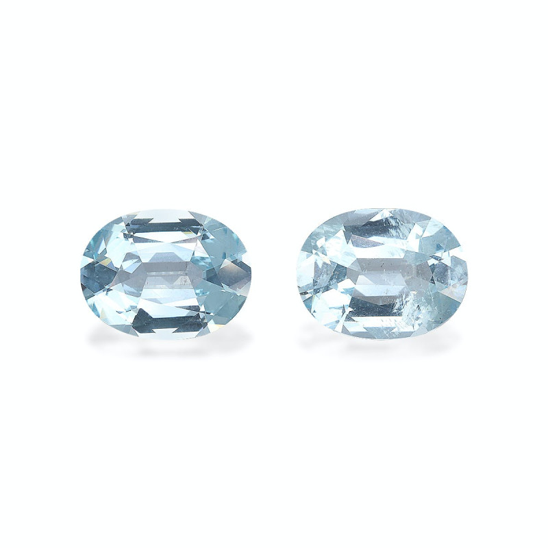 Aquamarin lengte OVAL Baby blau 13.38 karaten