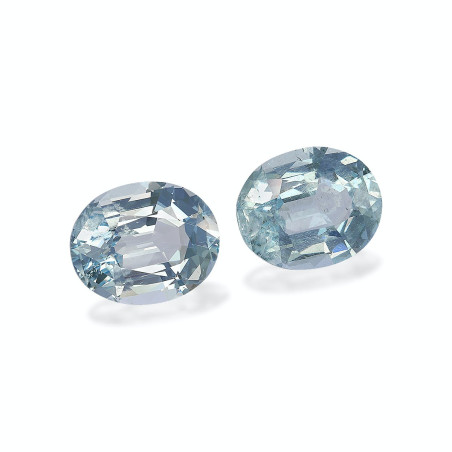 Aguamarina taille OVALE Baby Blue 14.23 carats