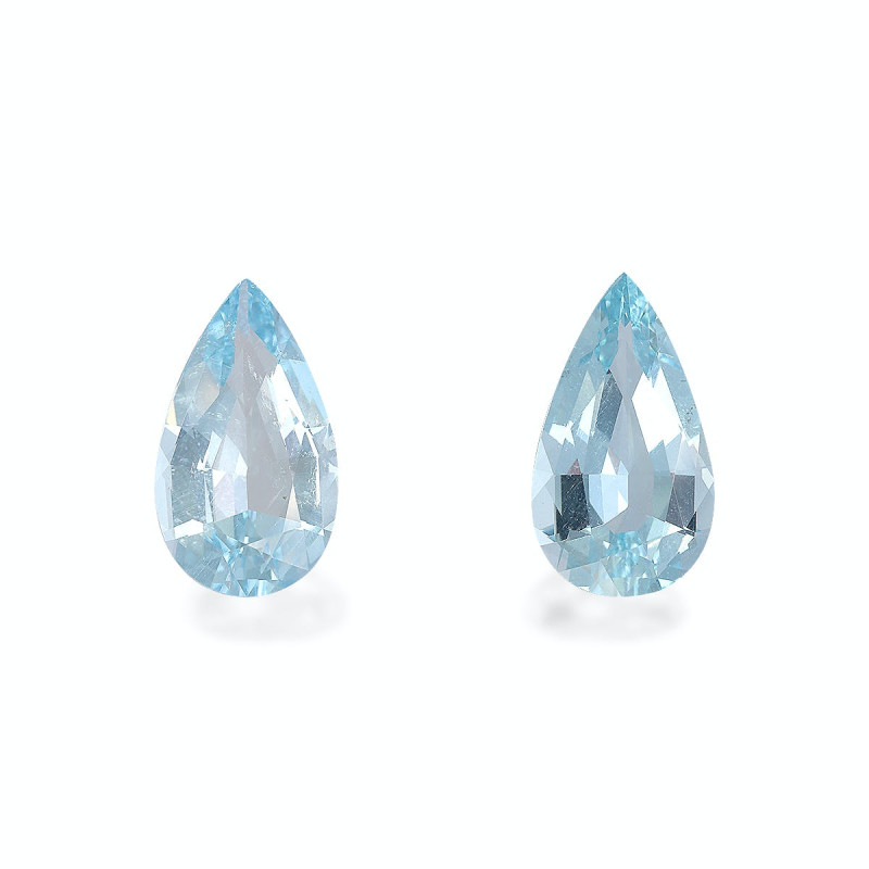 Aquamarin lengte Birne Baby blau 16.89 karaten