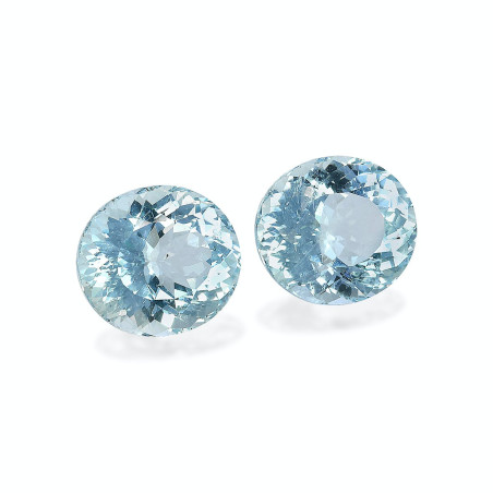 Aguamarina taille OVALE Baby Blue 15.40 carats