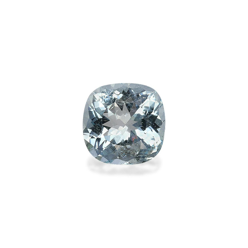 CUSHION-cut Aquamarine Sky Blue 6.71 carats