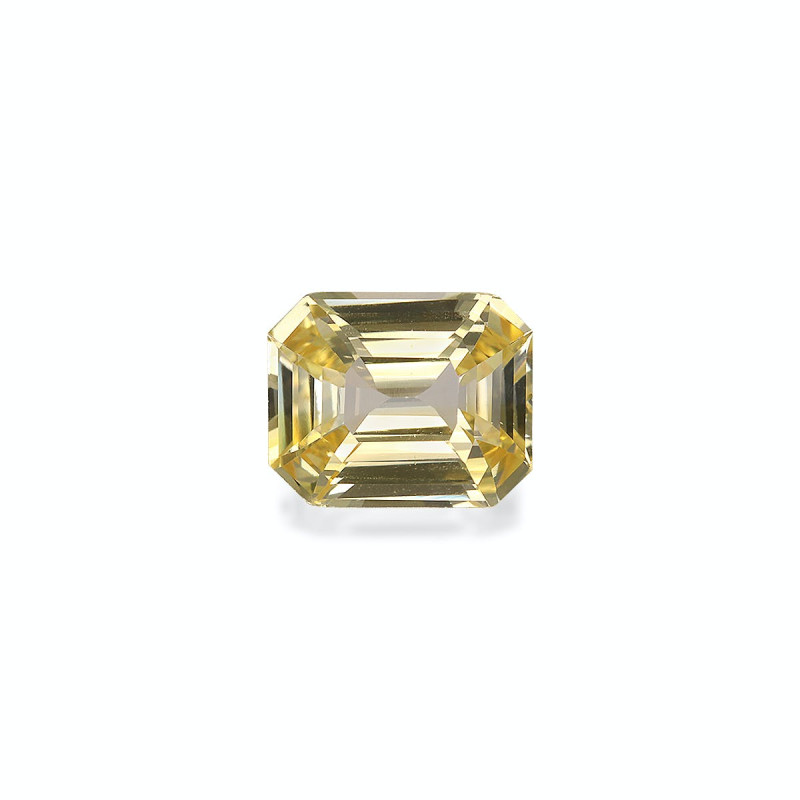 Saphir Jaune taille RECTANGULARE Yellow 3.06 carats