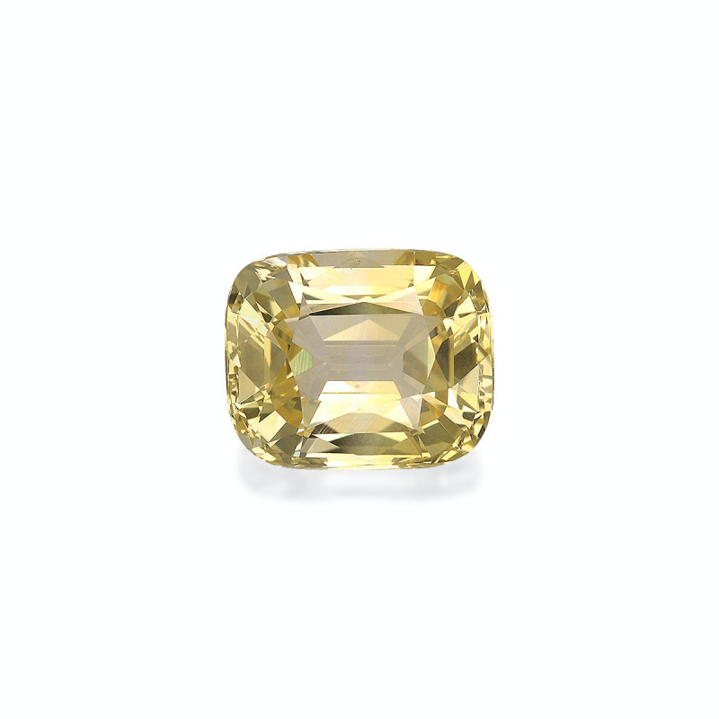 CUSHION-cut Yellow Sapphire Daffodil Yellow 5.58 carats