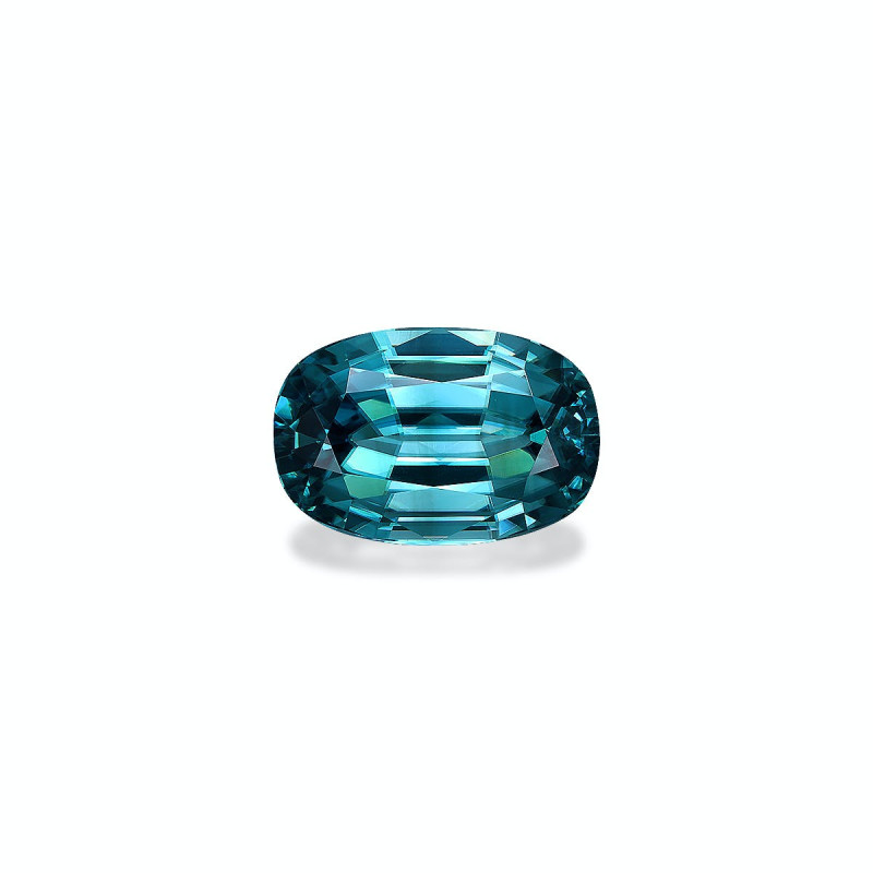 OVAL-cut Blue Zircon Blue 37.39 carats