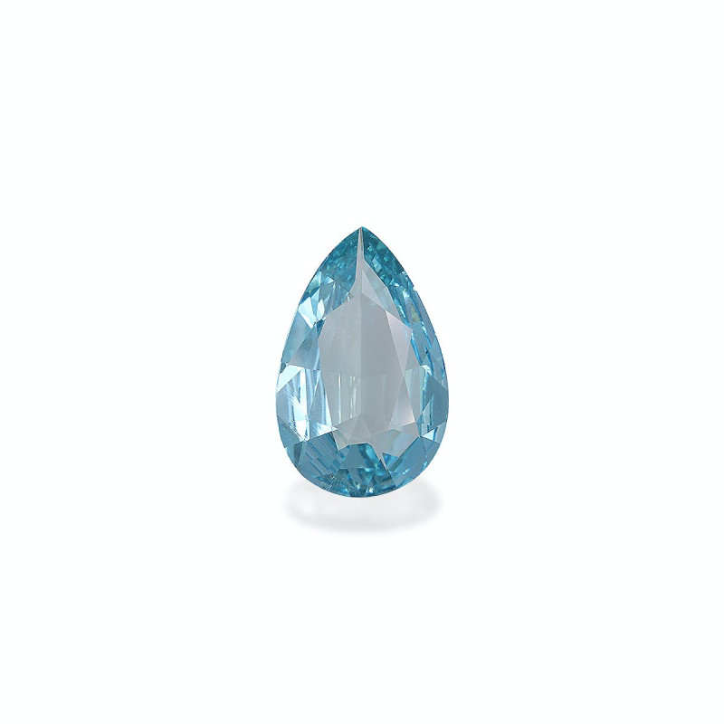 Pear-cut Aquamarine Blue 6.21 carats
