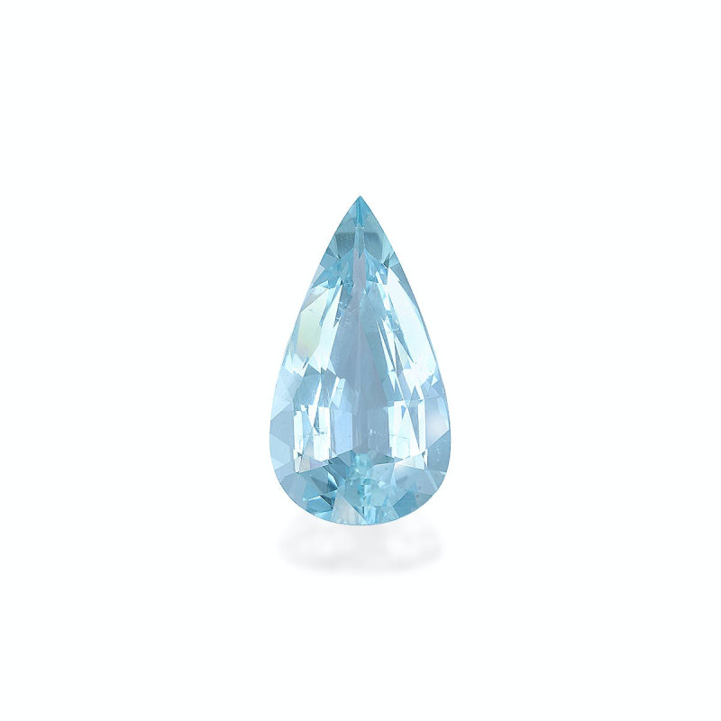 Pear-cut Aquamarine Baby Blue 33.22 carats