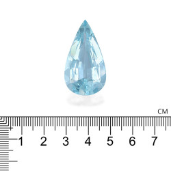 Peervormige Baby Blauwe Aquamarijn 33.22 karaat