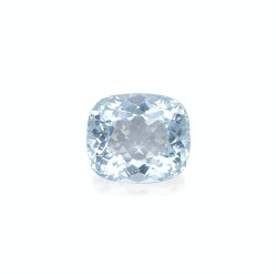 CUSHION-cut Aquamarine Sky...