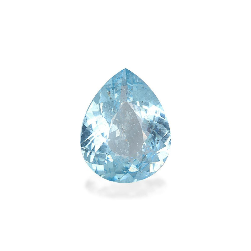 Aquamarin lengte Birne Baby blau 37.57 karaten