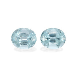 OVAL-cut Aquamarine Sky...