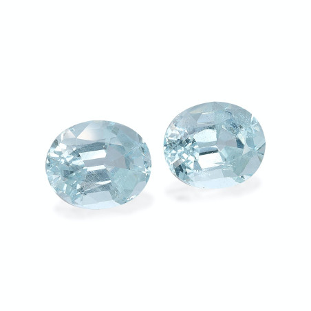 海蓝宝 taille 椭圆形 蓝天 9.87 carats