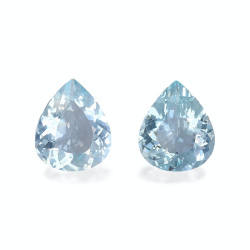 海蓝宝 taille 梨子 蓝天 7.03 carats