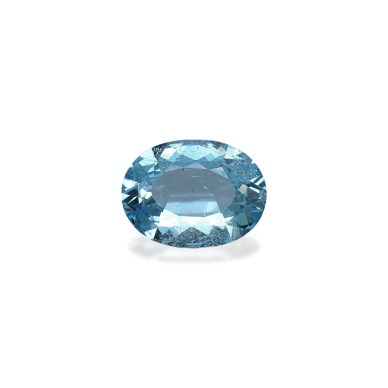 Aquamarin lengte OVAL Blau 2.54 karaten
