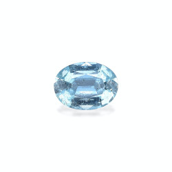 Aquamarin lengte OVAL Blau...