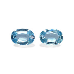 OVAL-cut Aquamarine Blue...