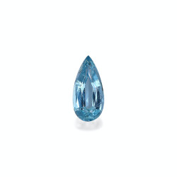 Pear-cut Aquamarine Blue...