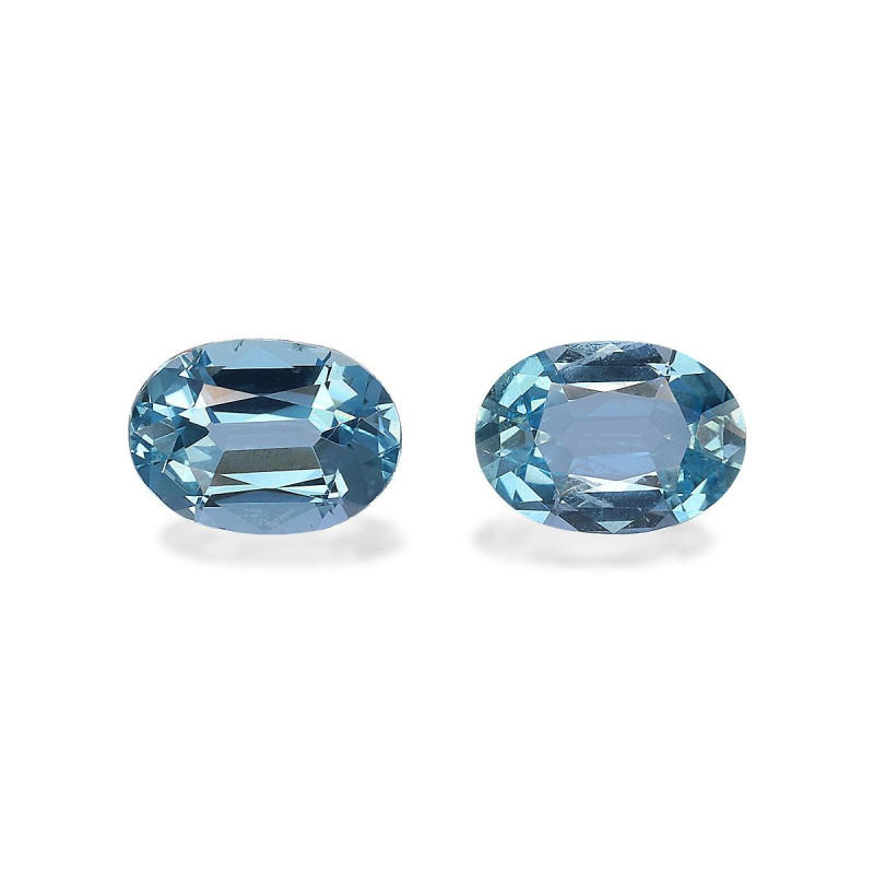 Aquamarin lengte OVAL Blau 1.43 karaten
