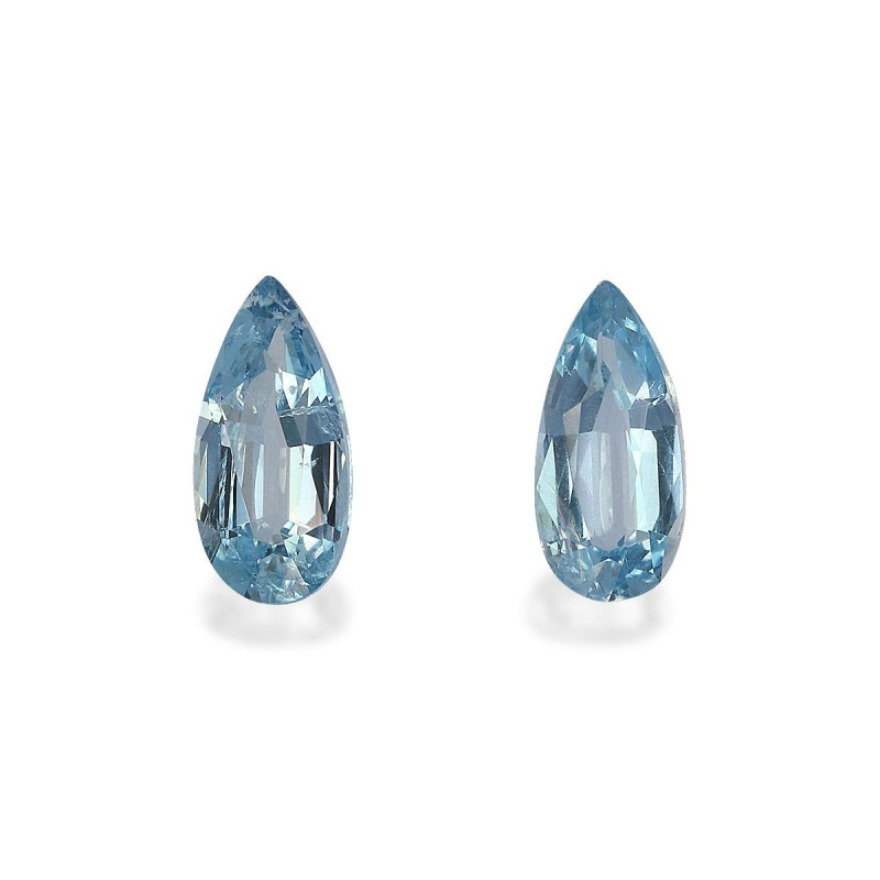 Peervormige IJsblauwe Aquamarijn van 0,68 karaat