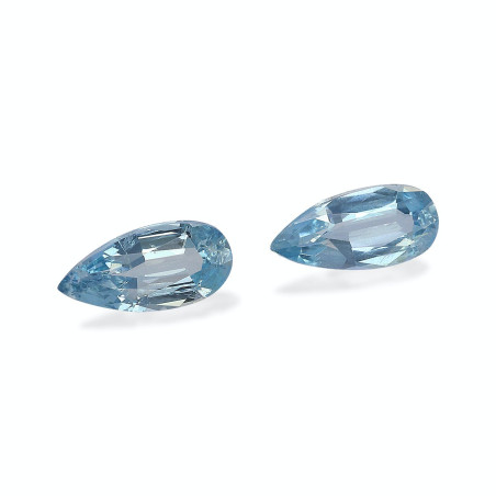 海蓝宝 taille 梨子 蓝色 0.68 carats