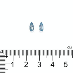 Peervormige IJsblauwe Aquamarijn van 0,68 karaat