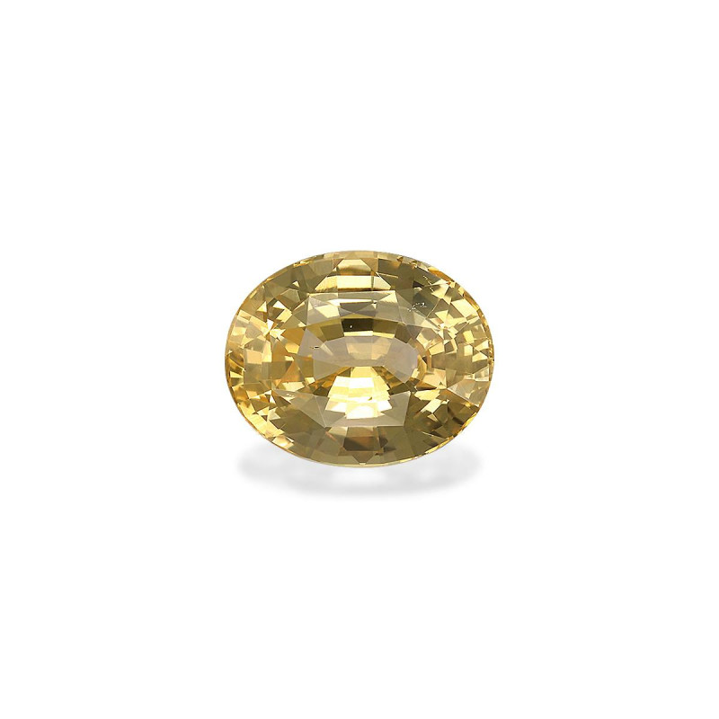 Saphir Jaune taille OVALE Daffodil Yellow 6.02 carats