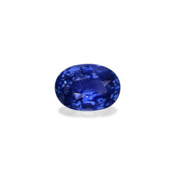 蓝宝石 taille 椭圆形 蓝色 3.22 carats