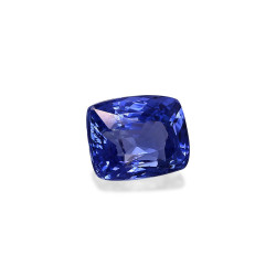 Blauwe saffier kussen geslepen Blauw 4.09 karaat