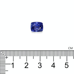 Blauwe saffier kussen geslepen Blauw 4.09 karaat