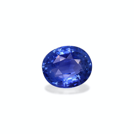 Saphir bleu taille OVALE Bleu 4.07 carats