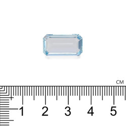 Rechthoekig geslepen Baby Blauwe Aquamarijn van 6.17 karaat