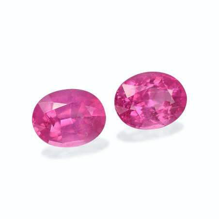 红碧榴石 taille 椭圆形 紫红色粉红 2.52 carats
