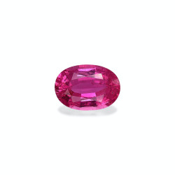 OVAL-cut Rubellite...