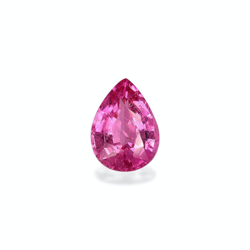 红碧榴石 taille 梨子 紫红色粉红 1.85 carats