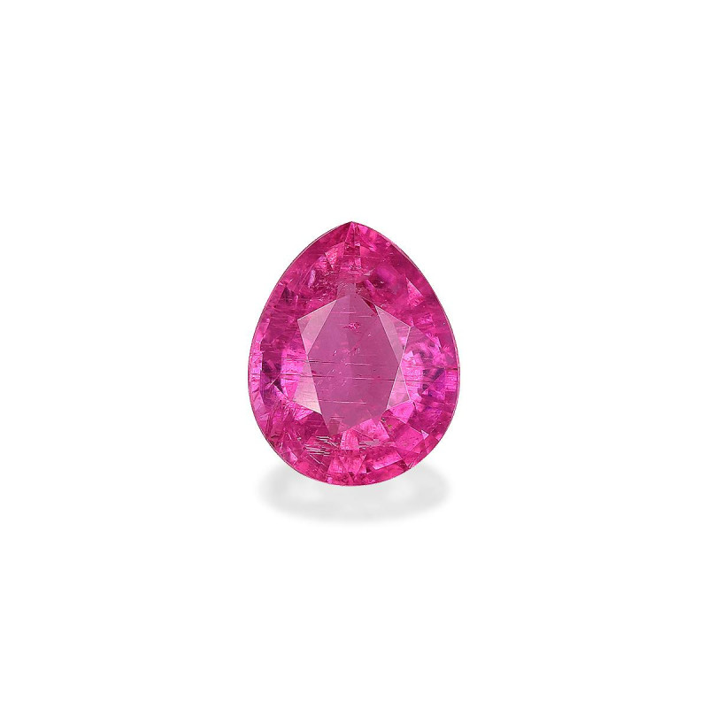 红碧榴石 taille 梨子 紫红色粉红 1.83 carats
