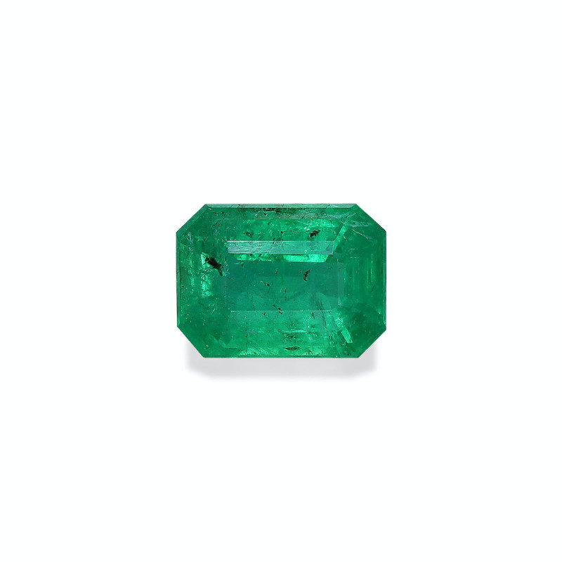 Emeraude de Zambie taille RECTANGULARE Vert 1.80 carats