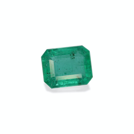 RECTANGULAR-cut Zambian Emerald Green 2.08 carats