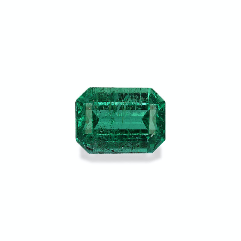 Emeraude de Zambie taille RECTANGULARE Vert 2.16 carats