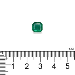 Smaragd aus Sambia lengte QUADRAT Gr&uuml;n 2.04 karaten