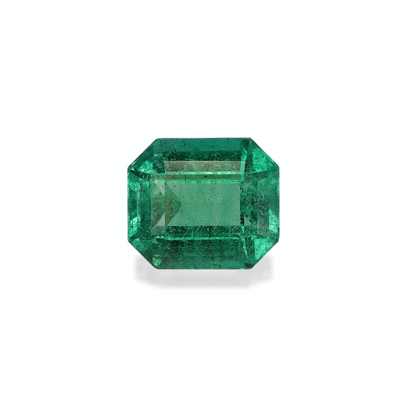 Emeraude de Zambie taille RECTANGULARE Vert 1.76 carats