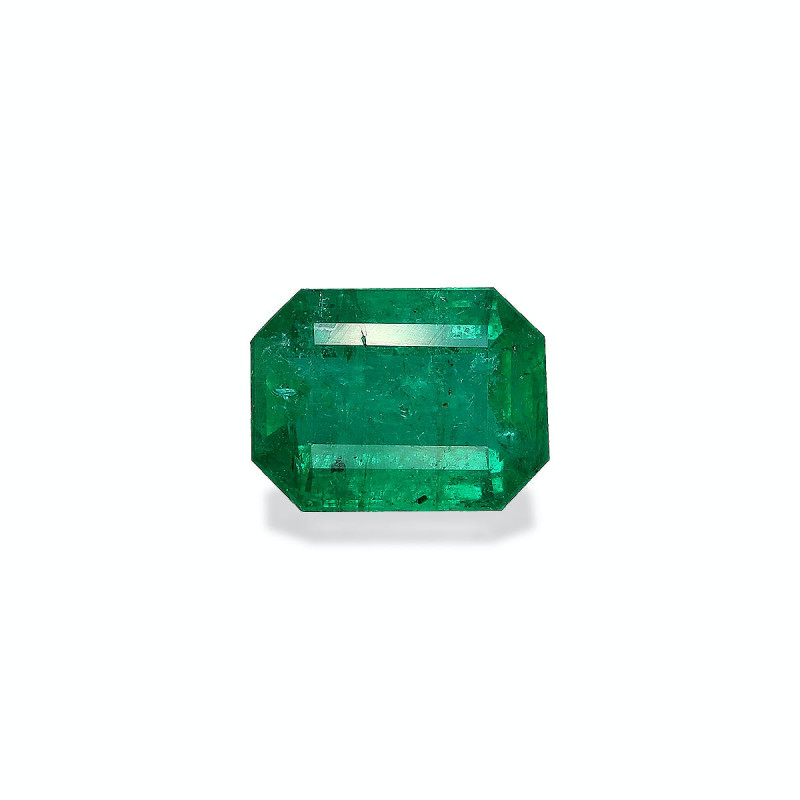Emeraude de Zambie taille RECTANGULARE Vert 1.92 carats