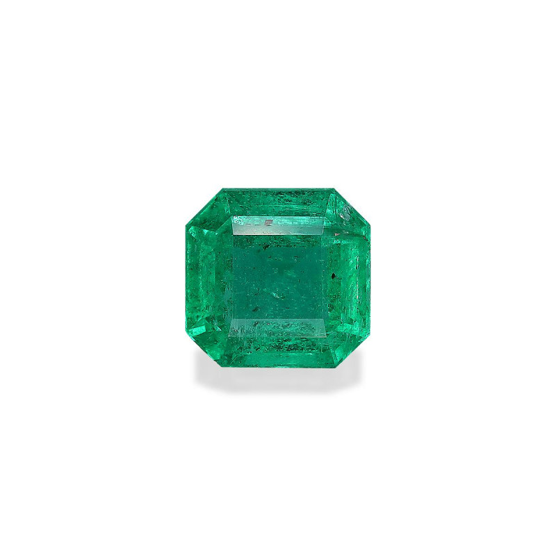 SQUARE-cut Zambian Emerald Green 1.92 carats