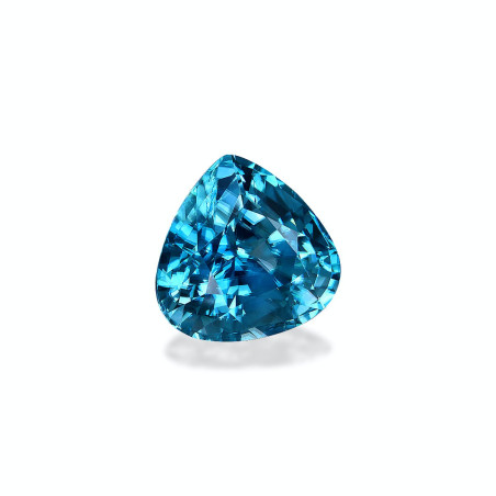 Pear-cut Blue Zircon Cobalt Blue 26.56 carats