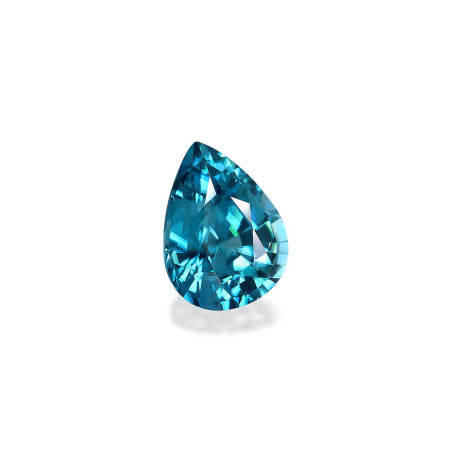 蓝锆石 taille 梨子 蓝色 8.63 carats