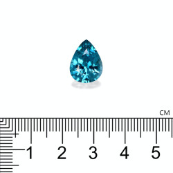 Blauwe Zirkoon Peer Geslepen Blauw 8.63 karaat