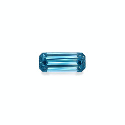 RECTANGULAR-cut Blue Zircon...