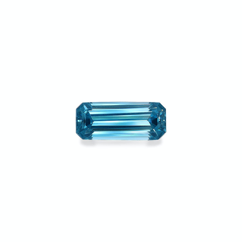 Zircon Bleu taille RECTANGULARE Bleu 7.51 carats