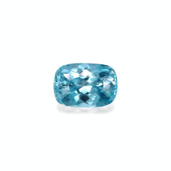 CUSHION-cut Blue Zircon...